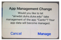 iOS App Management