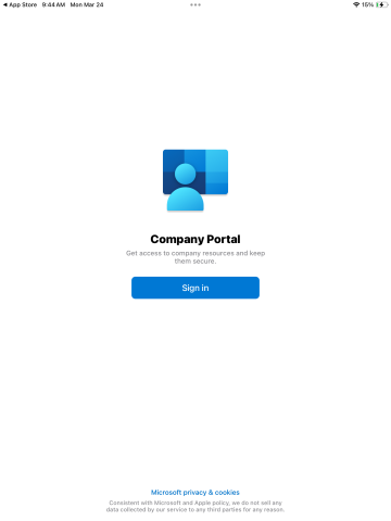 Comp portal sign in