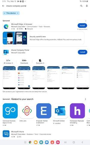 Install company portal