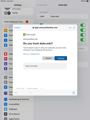 MS Trust Duke