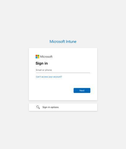 MS Sign in