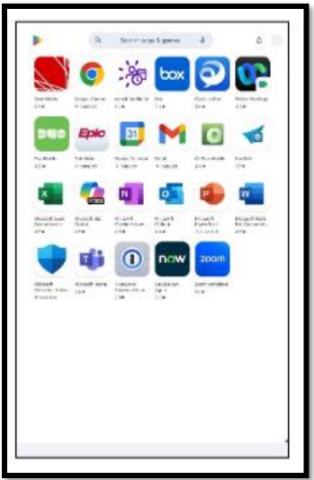 Android App list