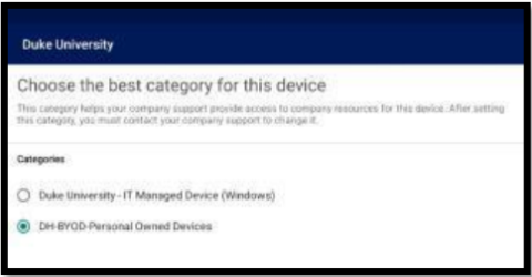 Android Choose Category