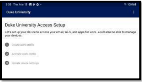 Android Duke Access